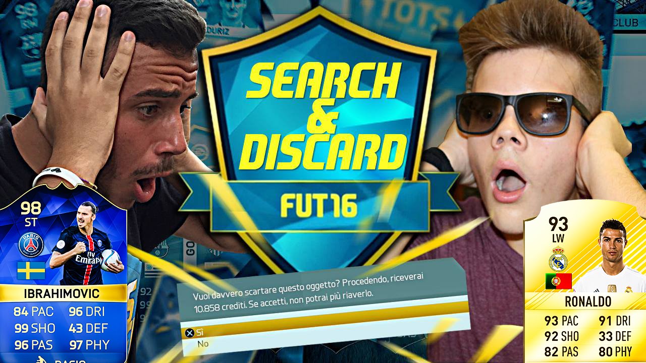CI GIOCHIAMO RONALDO E IBRA TOTS!!! SEARCH AND DISCARD ESTREMA! w/EnryLazza | FIUS GAMER enry lazza anni