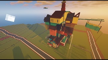 Building Hello Neighbor Alpha 4 in Minecraft - Live!