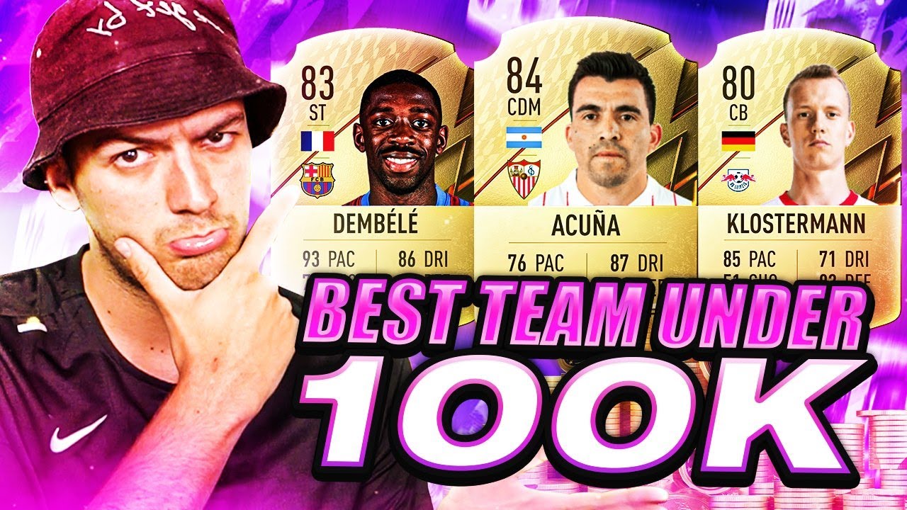 BEST STARTER TEAM FOR UNDER 100K ON FIFA 22!! YouTube