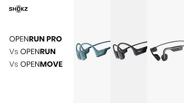 Shokz Bone Conduction Headphones |  Product Comparison(OpenRun Pro vs OpenRun vs OpenMove)