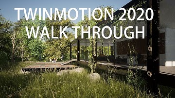 TWINMOTION 2020.1 ANIMATION VIDEO WALK THROUGH / The Farnsworth House / Mies van der Rohe