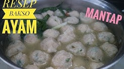 RESEP BAKSO AYAM // CARA MEMBUAT BAKSO AYAM ENAK, KENYAL, GURIH - Durasi: 10.17. 