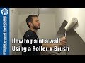 How to paint emulsion using a roller and brush beginners guide diy painting made easy