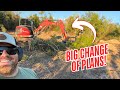 Change of Plans… Clearing the New Pole Barn Site in the Woods!