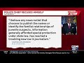 Savannah police chief recuses himself from juvenile matter involving two relatives