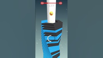 Stack Ball - Blast through platforms ! Walkthrough Levels 39 #shorts