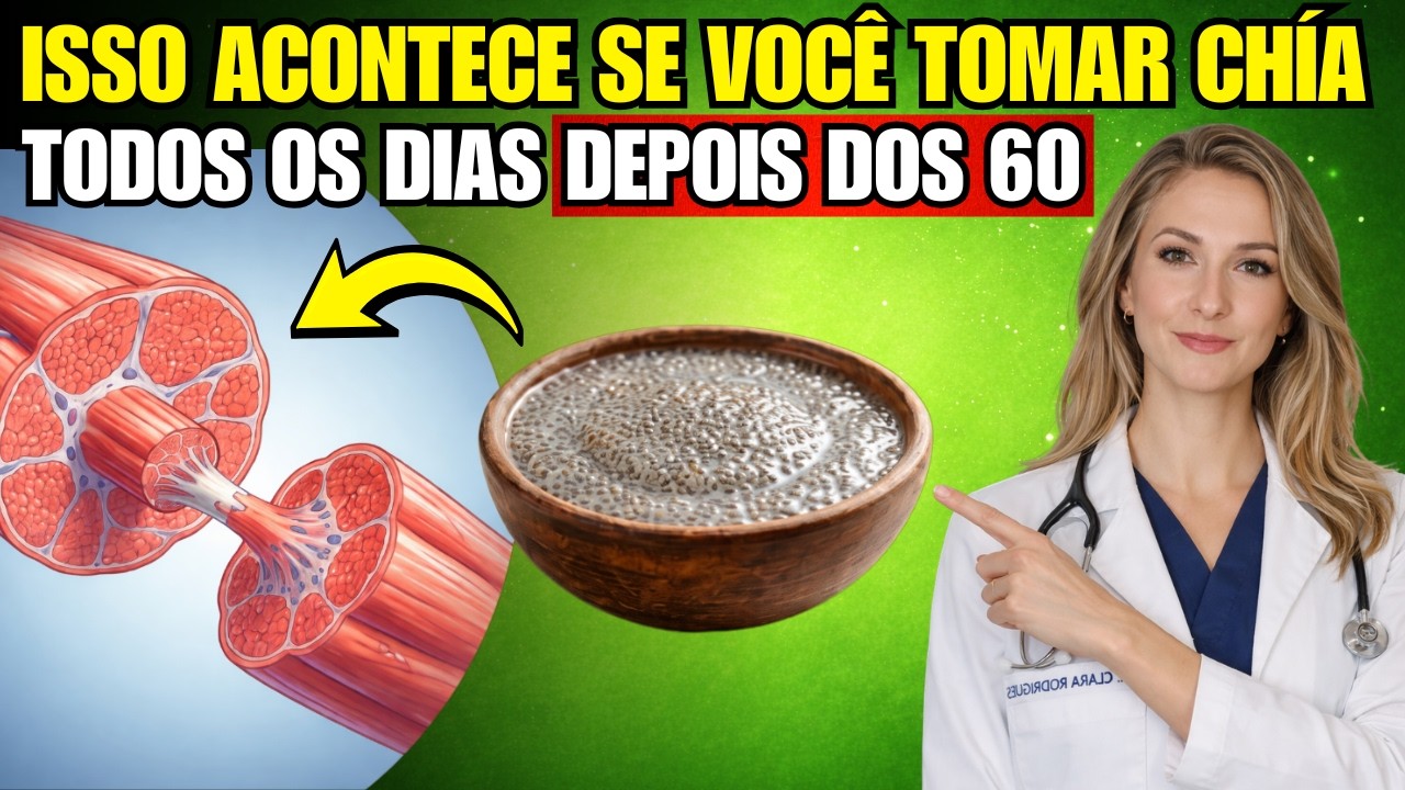 Você consome chia ou linhaça diariamente após os 60 anos? Veja o que pode acontecer com seu corpo