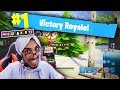 🔵 خليت أمي تلعب فورت نايت !! (فازت بالقيم من اول محاولة 😍🔥)