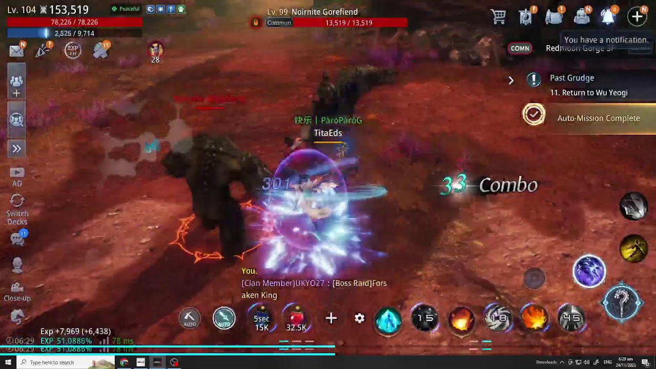 MIR4 boss hunt | grinding to the max 