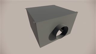 Parametric Square Diffuser Plenum Box Revit Family Creation Profile