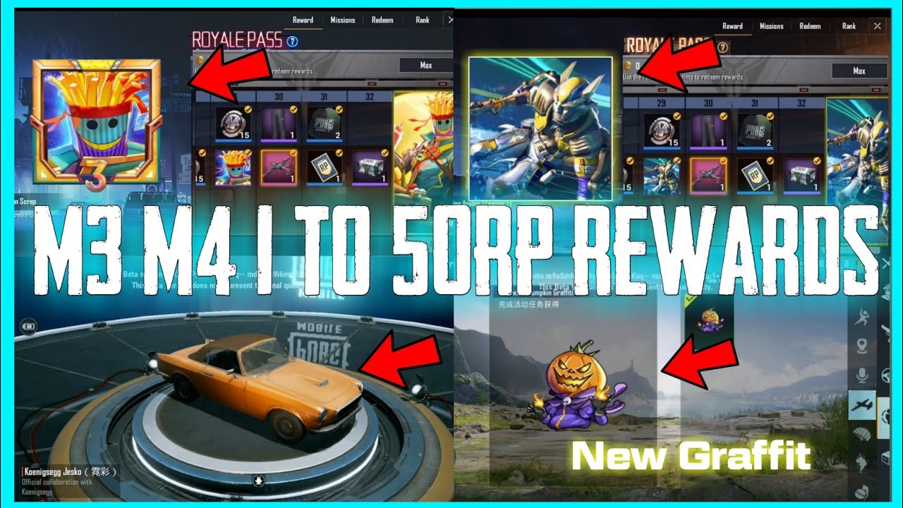 BGMI M3 Royal Pass Leaks | BGMI M3 ROYAL PASS REWARDS