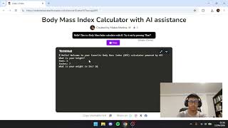 Stanford Code In Place 2026 - Final Project Demo: Body Mass Index Calculator with AI assistance