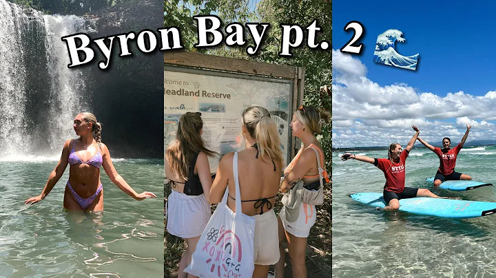 SURFING, BREWERY & WATERFALL TOUR | BYRON BAY VLOG...