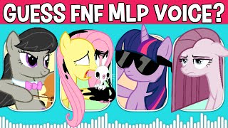 FNF Guess Character by Their Voice | My Little Pony Guess the Voice- Fluttershy, Twilight, Pinkamena