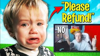 Kids Who ACCIDENTALLY Donated To Streamers! (Tfue, Ninja, Shroud)
