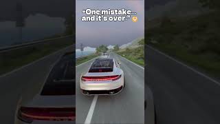 Porsche accident simulation 🚗💥#beamngdrive  #crash #physics #carsimulation #gaming