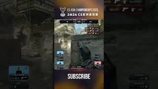 1v5 Glock Clutch First Round Madness #cac #cs #asia #cs2