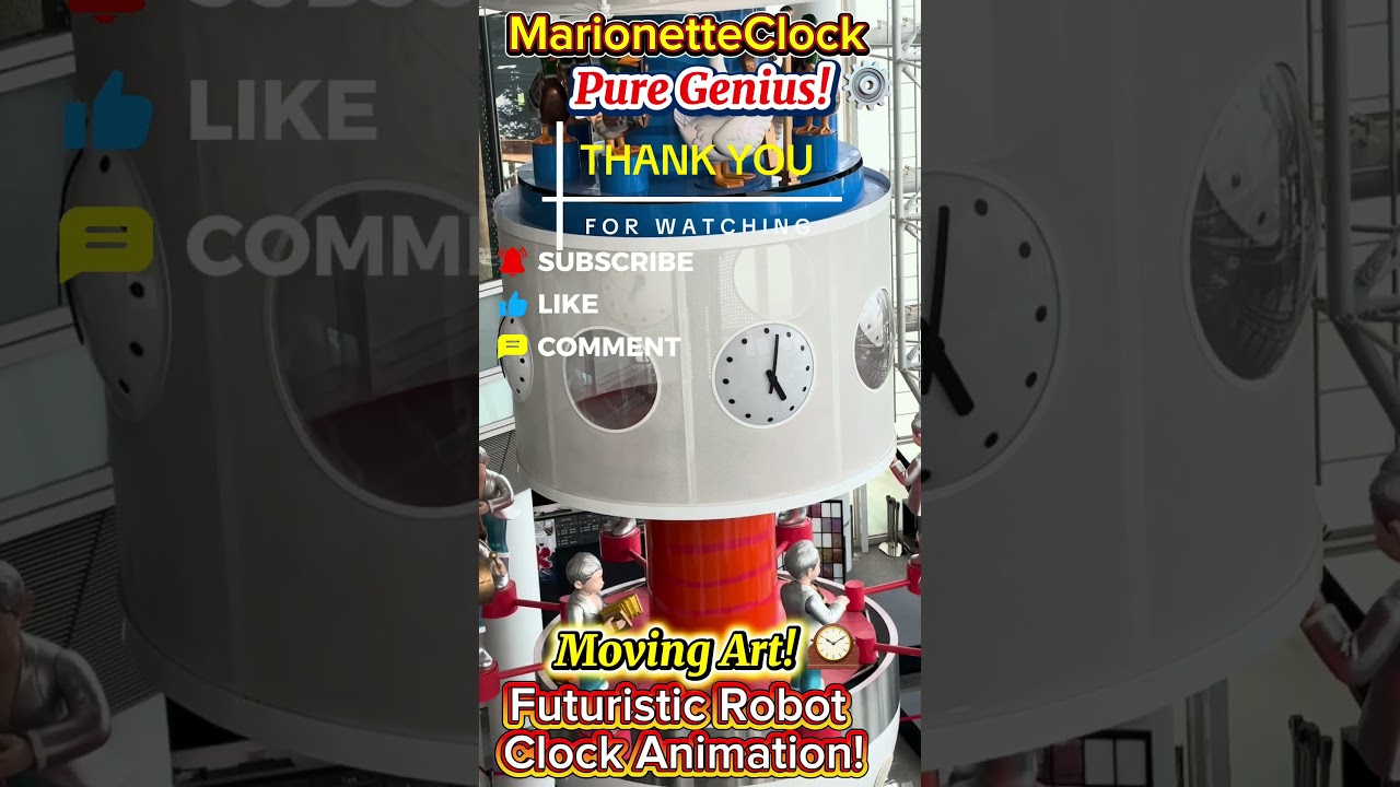 The Most Unique Rocket Clock in Japan! 🚀🕰️ | Mechanical Wonder