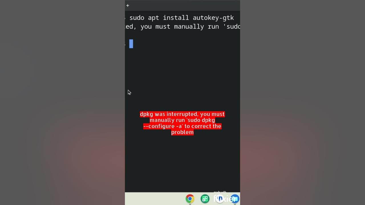 error dpkg interrupted resuelto en linux youtube
