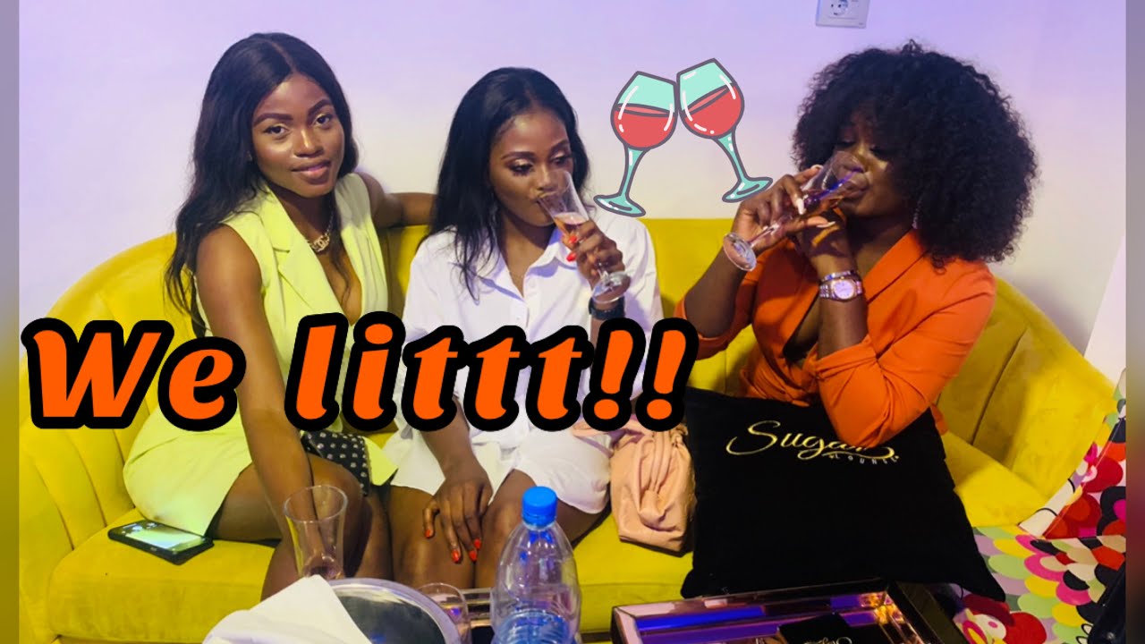 GIRLS ONLY FUN NIGHT OUT!!!| SUGAR LOUNGE DOUALA | SHORT VLOG