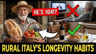 Rural Italy's 100-Year Secrets: Their Daily Longevity Habits