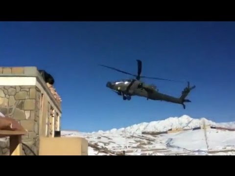 Apache Helicopter Ground Impact