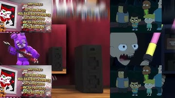 10 Shuric scans with are Slides (Clarence vs Fazbear & Friends)