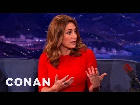 Sasha Alexander Is Boob-Slappin' Buddies With Angie Harmon | CONAN on TBS