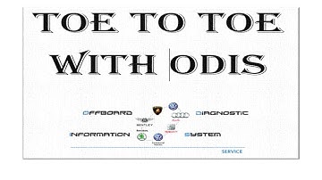 VW Audi ODIS Training Excerpt from Autologic NCTS 2018