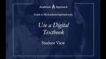 How To: Use the Digital Textbooks - Student