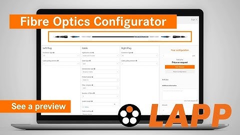 Fibre Optics Configurator - Get your individual Assembly in three Steps