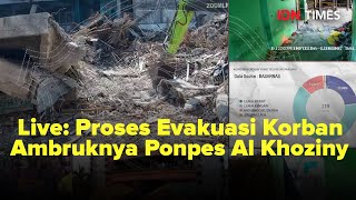 Live: Proses Evakuasi Korban Ambruknya Ponpes Al Khoziny