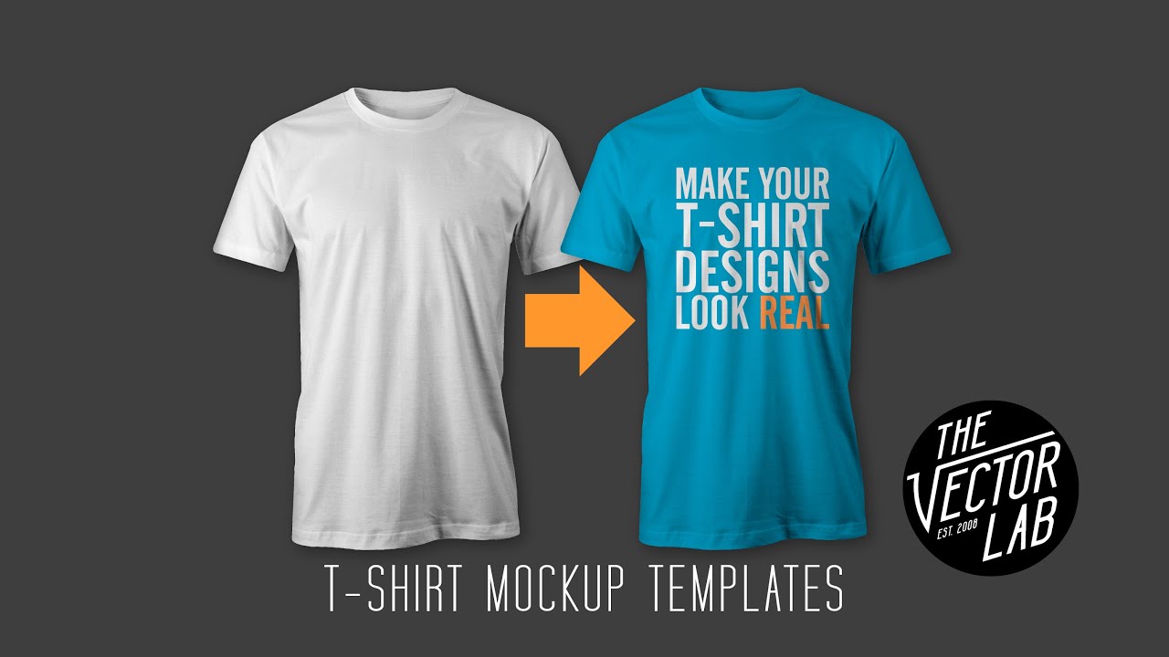 Mock Up A T Shirt Design in 6 Steps - Photoshop - YouTube