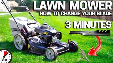 How to Replace your Lawn mower Blade in 3 Minutes EASY WAY