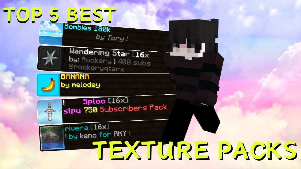 Top 5 BEST 16x BedWars and PvP Texture Packs - FPS BOOST [1.8.9] - YouTube
