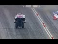 Funny Car Nearly Flying Through The Air Midrace