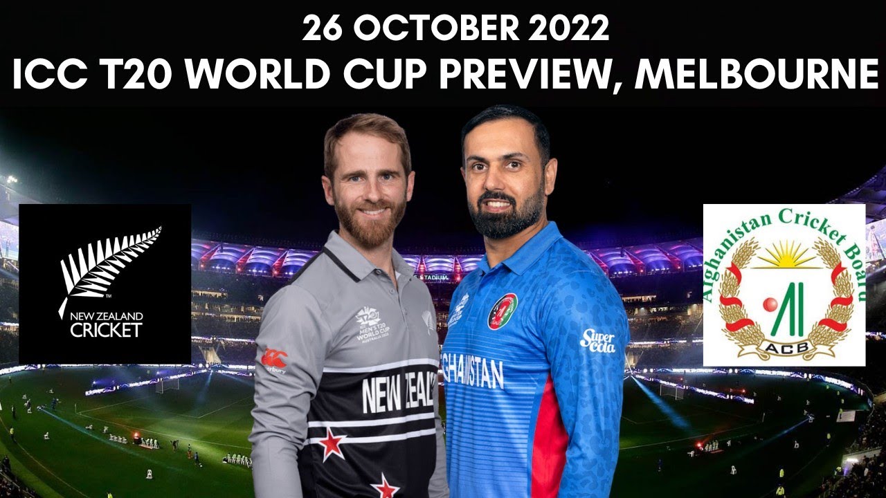 ICC T20 World Cup 2022 Super-12: New Zealand vs Afghanistan Preview - 26 October 2022 | NZ vs AFG
