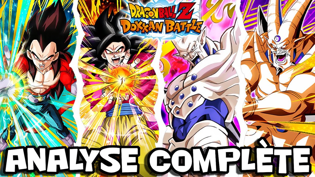 DOKKAN BATTLE - Analyse SZTUR Goku SSJ4 PUI, Vegeta SSJ4 AGI, Omega Shenron PUI & ZTUR Li Shenron