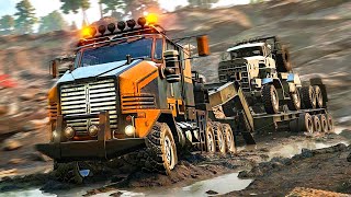 OFF-ROAD TRUCK DRIVING! (SnowRunner, Part 1) screenshot 4