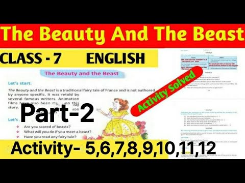 The Beauty and the Beast unit 2 activity Solved//class 7//Lesson4 ...