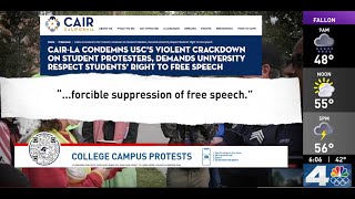 CAIR-LA Condemns Suppression of USC Students' Free Speech Rights on Gaza Genocide (Video)