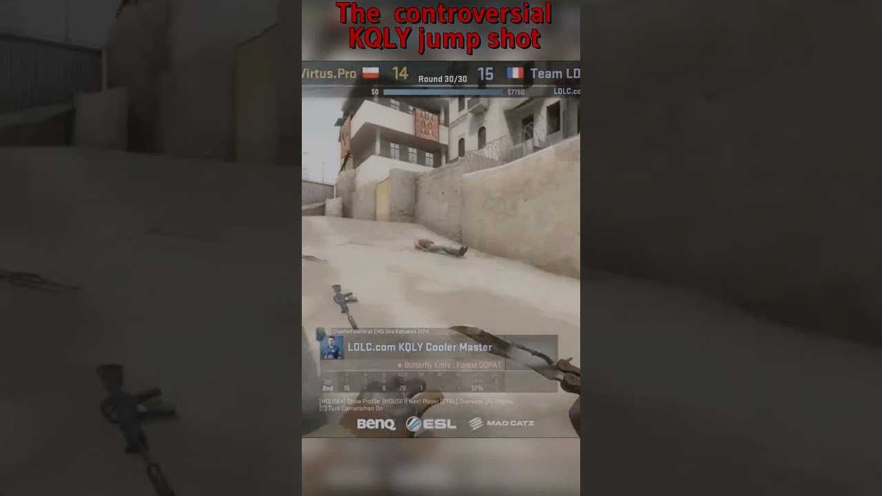 CSGO - The controversial KQLY jump shot