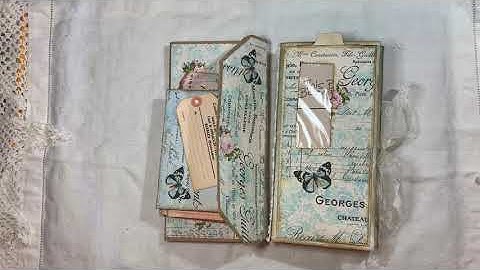 Let’s make : part 3 trifold folio journal and stuffed pouch flip through