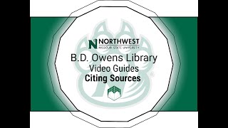 Help Citing Information (APA)