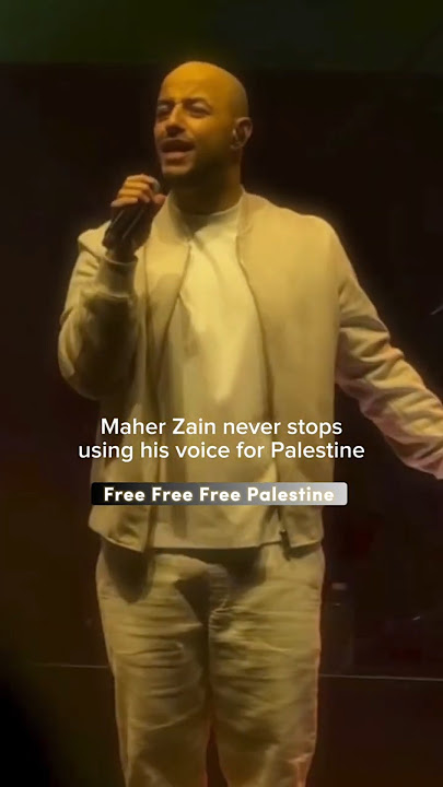 MAHER ZAIN always stands strong for Palestine | Free Palestine