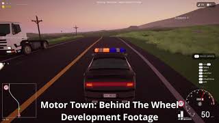 Motor Town: Behind The Wheel - Police Test