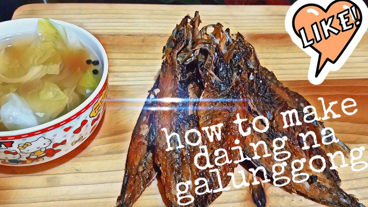 Home made daing na galunggong rapsa - YouTube