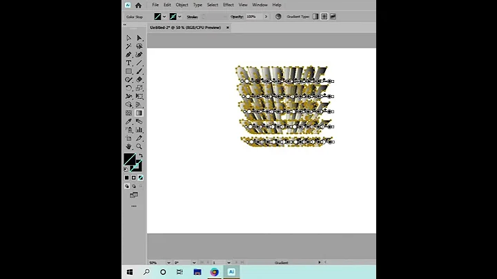 Graphice Blend Tool! Text effect in Adobe illustrator.......