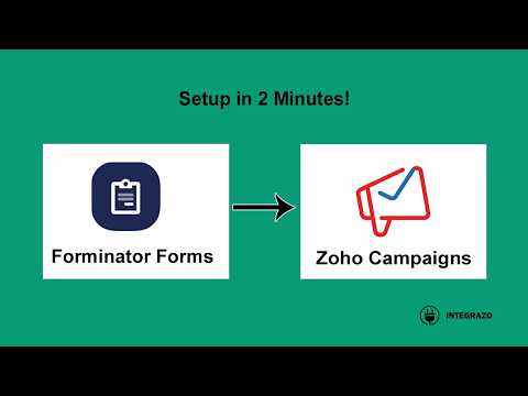 Forminator Forms to Zoho Campaigns Integration (Free Plugin) | Integrazo Automator
