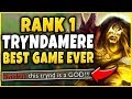 RANK 1 TRYNDAMERE'S GREATEST GAME OF HIS LIFE! (CHALLENGER 1V9 CARRY) - League of Legends